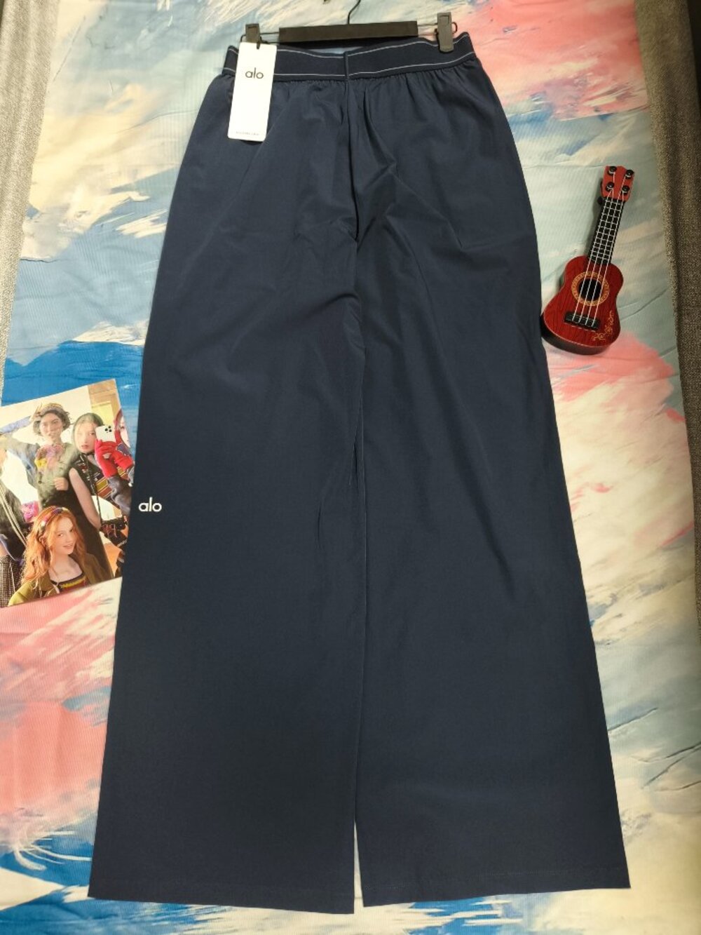 NWT ALO Yoga Navy Blue Suit Up Trouser (Regular) - Perfect Straight Leg Pants😍 - Picture 3 of 6